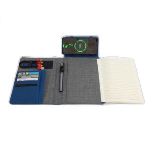 Customized A5 Mobile Power Notebook MultiFunction Wireless Charging