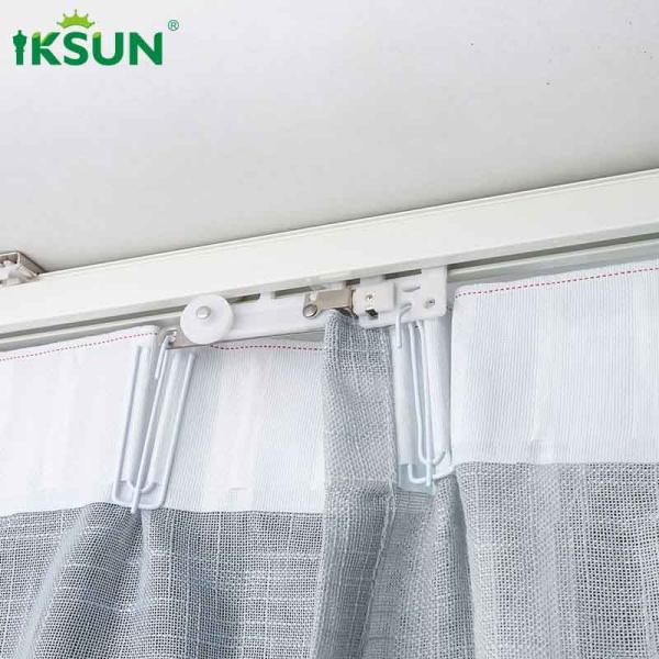 Magnetic Plastic Curtain Track Runner Overlapping Shading Windproof