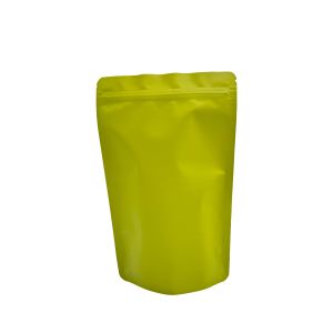 Wholesale Foil Coated Matte Green Stand Up Pouch with Zipper for Coffee Beans Tea Leaves Packaging from china suppliers
