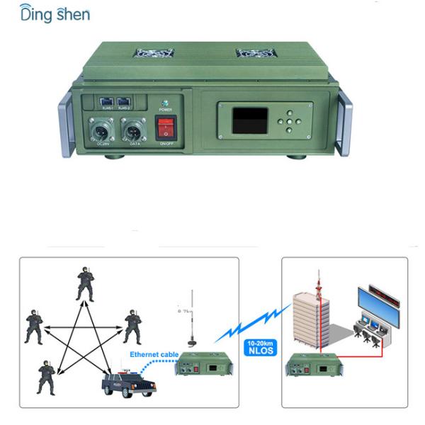 Quality Pt To Mpt Full Duplex Cofdm Wireless Transmitter Data Radios For National Patrol Security for sale