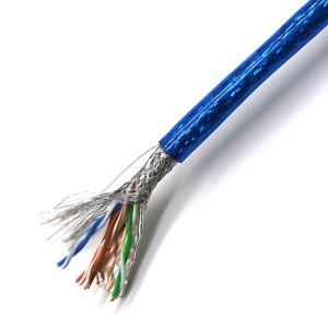 Oxygen Free Copper Core Sftp Lan Cable , Indoor Data Sftp Lan Cable Cat5 Network