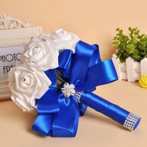 Wholesale Wholesale Bride Hand Flowers bridal bouquet foam rose artificial flower bouquet for wedding from china suppliers