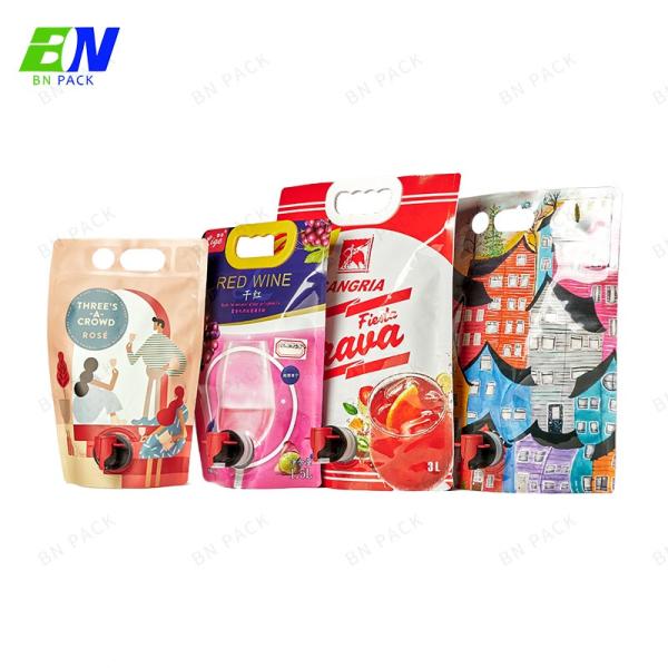 Bib Bag Wine Bag With Tap Aluminum Liquid Bib Bag Wine Bib Bag In Box Bag In Box