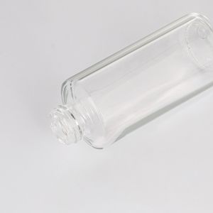 50ml Empty Frosted Glass Lotion Spray Bottle With Pump Cosmetic Packaging