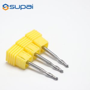 High Precision Solid Tungsten Carbide End Mill For Aluminum Cutting Tool Long