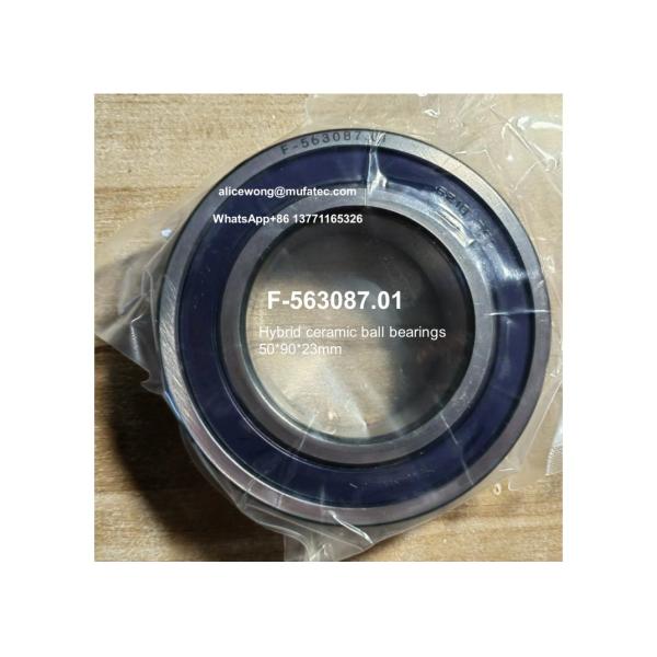 F-563087.01 50x90x23mm Ceramic Bearings High Speed Reliability for Servo Motors
