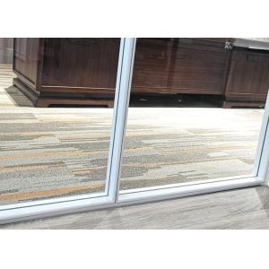 China 10mm Single Glass Partition Wall System With 79mm Aluminum Framed Sound Insulation on sale