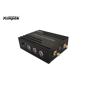 60-100km LOS Ultralight COFDM UAV Video Transmitter With 5W RF Power And H.264