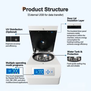 CenLee 5M Platelet Rich Plasma Refrigerated Centrifuge PRP CGF PRF IPRF APRF