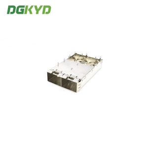 Receptacle 0.8mm SFP Connector RJ45 Pitch Right Angle Speed Connector