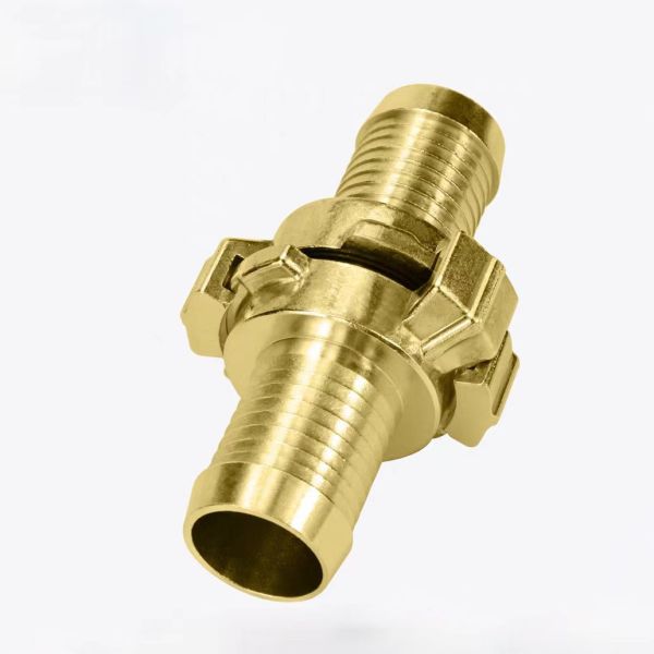Pneumatic fitting for powder coating machine - side view