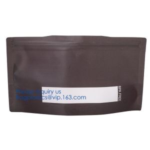 Biodegradable Portable Bottle Shape Transparent Self-sealing Bag Cookies Snacks