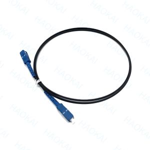 Network FTTH Patch Cord Indoor Drop Fiber Cable SC APC 1core FRP Steel Wire