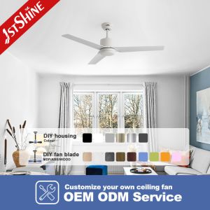 Cooling and Lighting Solution Dimmable LED Ceiling Fan with Remote Control Lower