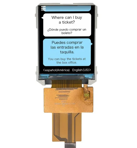 2.2 Inch SPI TFT LCD Display Module front view