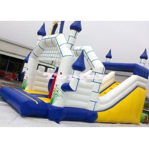 Wholesale Mega Bounce N Slide Out , Inflatable Jumping Castle with Slide And Obstacles from china suppliers