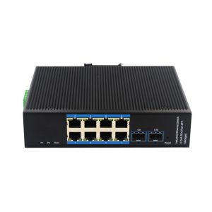 Managed Industrial Poe Switch 8 Port 802.3ad LACP ERPS 8 POE Port 2 SFP Ports