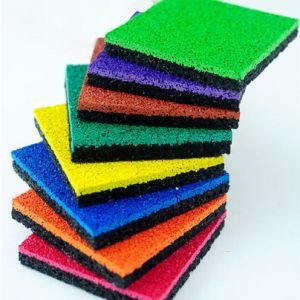 Heat Resistant EPDM Running Track Permeable Synthetic Track System