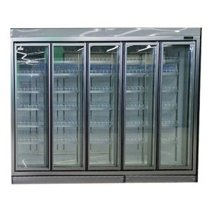 1980L Supermarket Display Refrigerator Double Temperature Commercial Chiller And