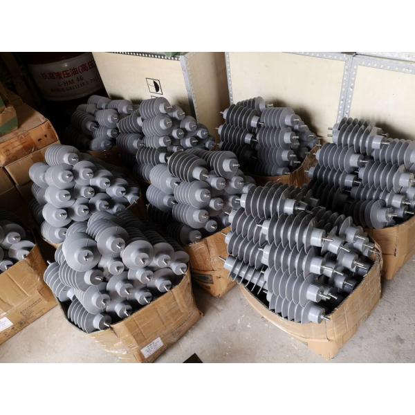 11kv 15 Kv Gapless Lightning Arrester / Electrical Surge Arrester In Transmissio