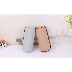 Cylindrical Visco Elastic Memory Foam Car Neck Pillow with Comfortabel