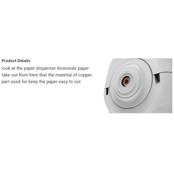 Centre Pull Jumbo Bath Tissue Dispenser Space Saving Press Button / Key Open