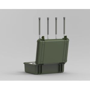 IP65 Waterproof Portable Drone Detector Briefcase Style Uav Detection Equipment