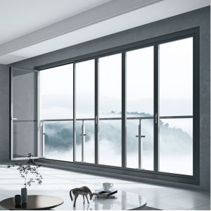 China Customized Aluminum Folding Door with 50 Years Life Span and 50mm Frame Width for High Security on sale