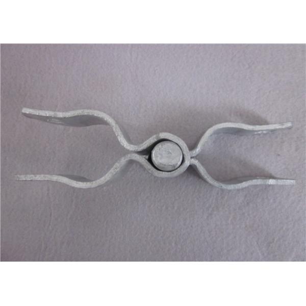 Hot-Dip Galvanized Male And Female Strap Fence Fittings For Chain Link Fence