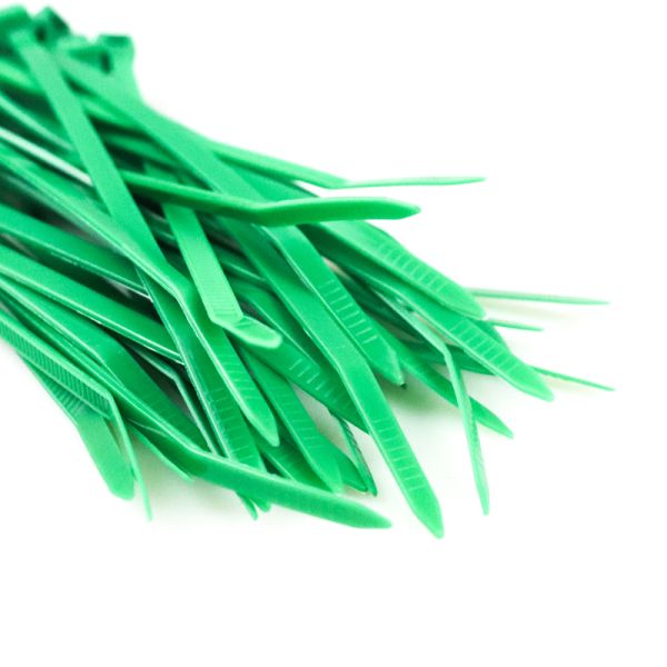 Electrical Colour Cable Ties Environmental Friendly Standard Lightweight