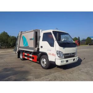 Manual Transmission Foton Forland 2 Tons 3.5cbm Mini Waste Collection Compressin