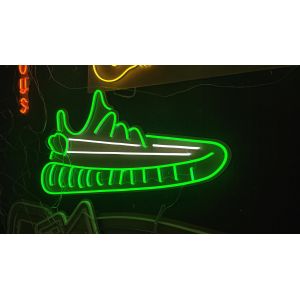 Cuttable AC240V Acrylic Led Neon Sign FREE Running Shoes No Fragile