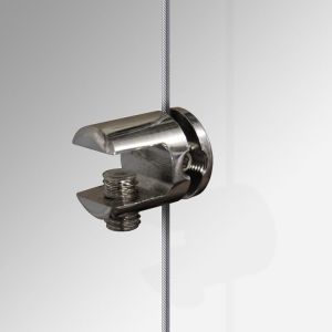 Display Glass Clamps Hardware Accessories For Hanging Display Systems