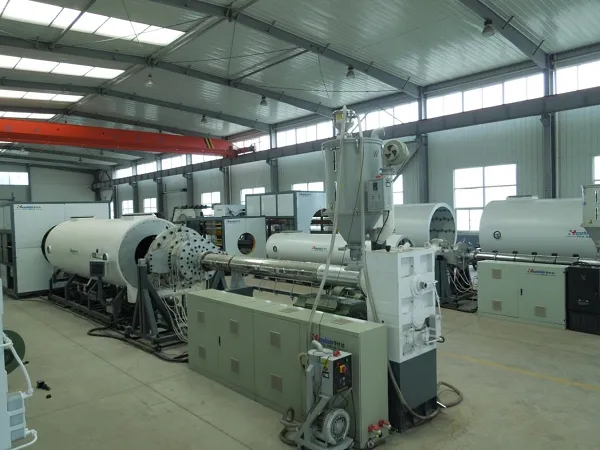 HDPE Outer Protective Pipe Extrusion Line with Vacuum Calibrating Method and Dust-Free Planetary Cutting for High-Speed Energy-Saving Pre-Insulated