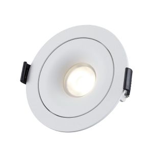 9W Aluminum COB Dimmable LED Downlights Tiltable IP54 Cutout 83mm