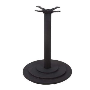 Round Cast Iron Restaurant Table Bases Heavy Duty With Dia 30" Base Size