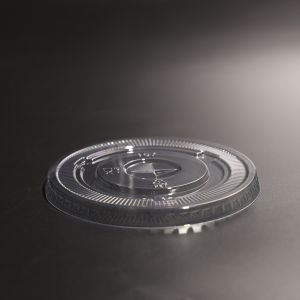 Crystal Clear Plastic Cup Lids with Screw-On/Snap-On Options