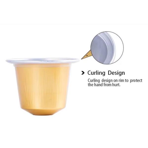Aluminium Professional Coffee Capsules For Nespresso Compatible Coffee Capsule