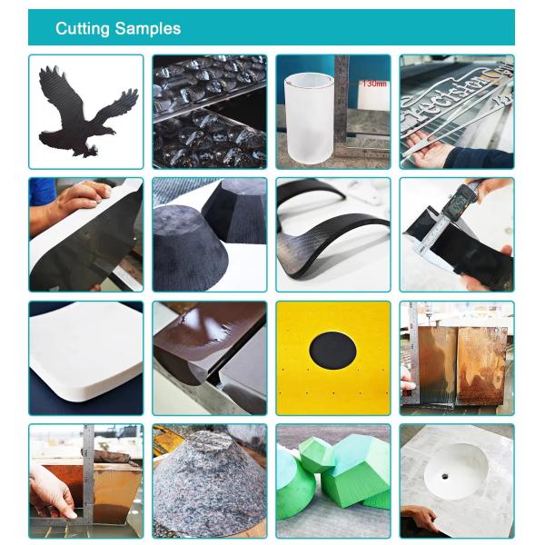 60000psi 1500*2500mm Steel 3 Axis Water Jet Cutting Machine for foam eva fiber glass cnc cutting