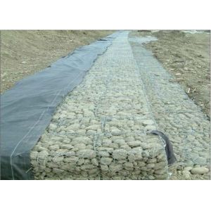 Pvc Heavy Duty Stone Mattress Gabion Wire Mesh 8x10cm 2x1x1m Straight Twist