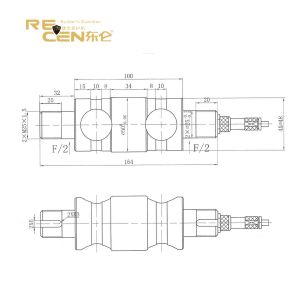 50mm 7 Ton Tower Crane Load Moment Indicator Spare Parts Weight Shaft 55mm 60mm