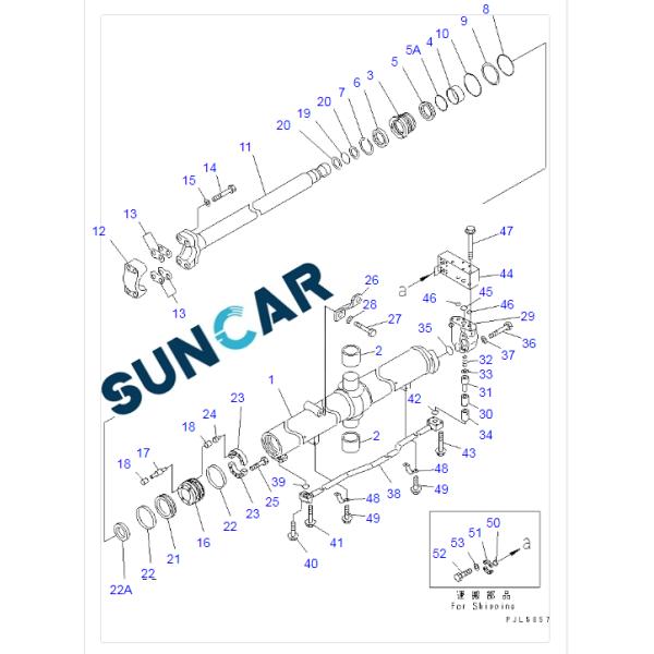 707-99-45320 7079945320 For Bulldozer D275A-5D Blade Lift Cylinder Seal Repair Kit Service Kit