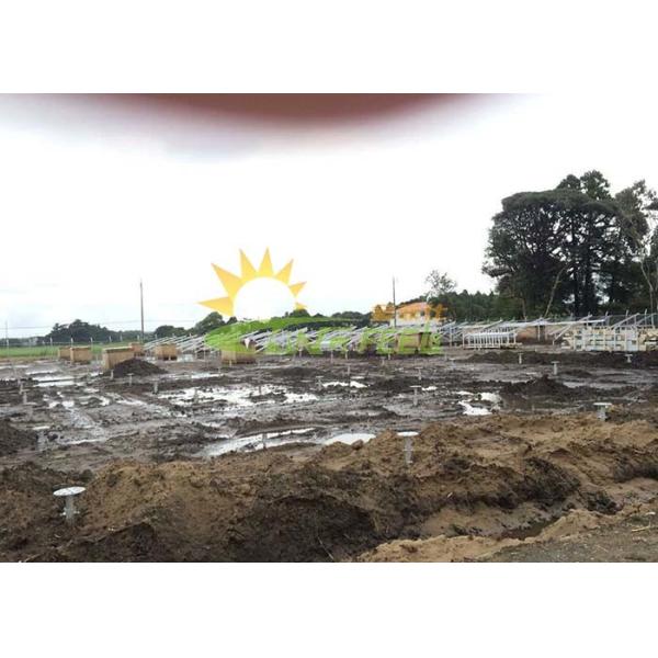 Quality Easy Installing Pv Ground Mount Systems Featured With Light Weight Recyclable Material for sale
