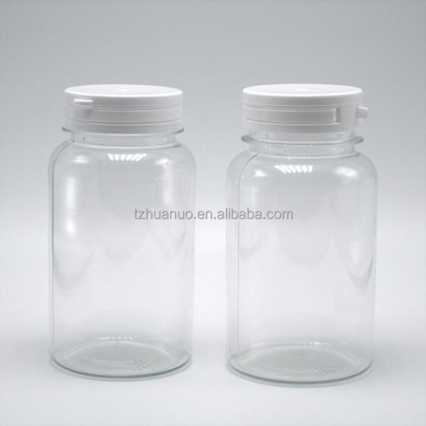 Round Shape 220ml PET Plastic Bottle with Tear-Off Cap Custom Label Printing Service