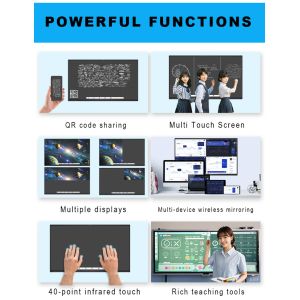 Qtenboard Wholesale New 65 75 Inch 4k All in One Android Newline Os Interactive