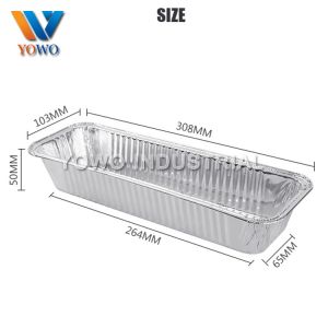 China SGS Certified Rectangular 1lb Aluminum Foil Cake Pan on sale