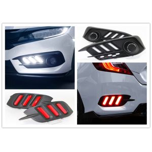 Wholesale Good Performance LED Daytime Running Lights Fog Lamps And Rear Bumper Lights For Honda New Civic 2016 2018 from china suppliers