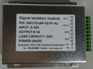 China WAYJUN 3000V isolation analog signal or RS485 to PWM Isolation Converter DIN35 signal transmitter on sale
