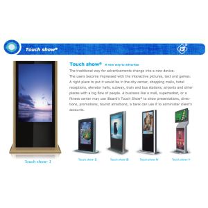 Advertising LED Kiosk Display Interactive 10 Touch Points