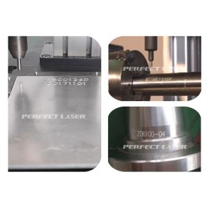 Horizontal Flange Plate Metal Pneumatic Dot Peen Marking Machine for Nameplate /